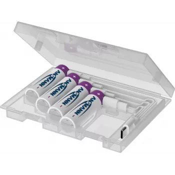 ANSMANN 1312-0044 Li-ion AA akumulátory (typ 2200), 4 ks balení s úložným boxem