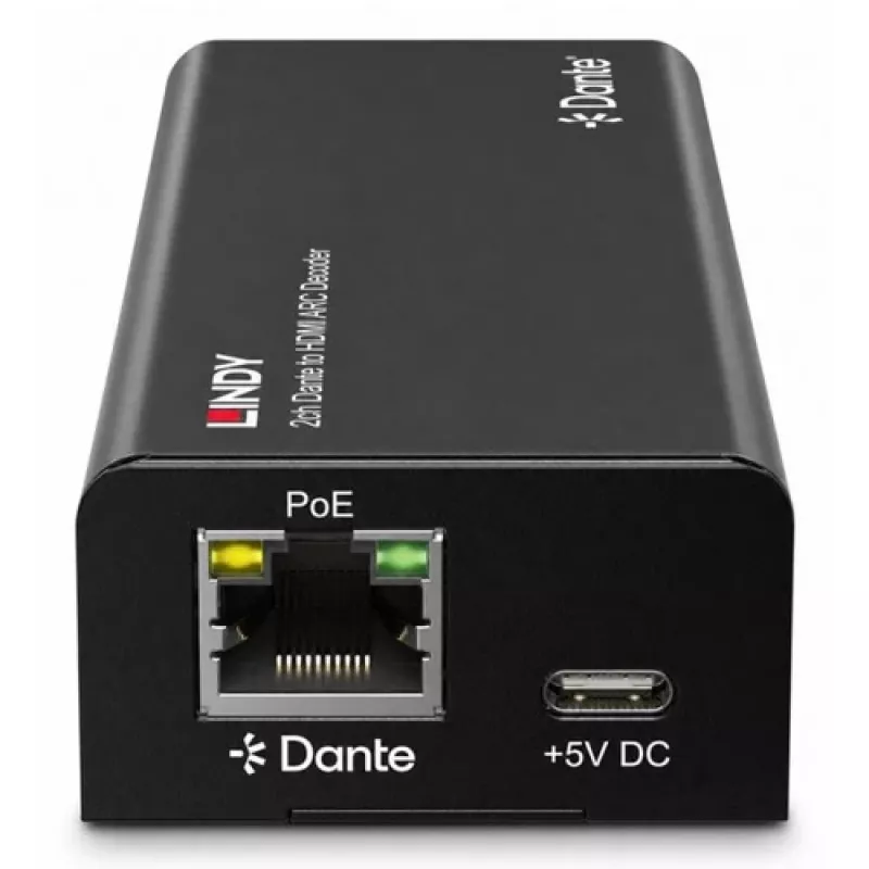 Dekodér Lindy 2ch Dante na HDMI ARC