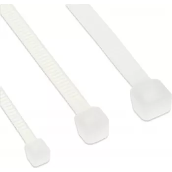 InLine® Stahovací pásky 200mm x 4,8mm, přírodní, 100 ks