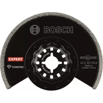 Bosch 2608902057 Diamantový víceúčelový segmentový pilový kotouč ACZ 85 RD4, 85 mm, Starlock, pro odstranění spárovací malty a malty