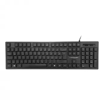 LC-Power LC-KEY-903DE kancelářská klávesnice, USB, černá, německé rozložení