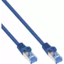 INLINE B-72602B 50 ks Cat.6A S/FTP LSZH patch kabel, CCA, modrý, 2m