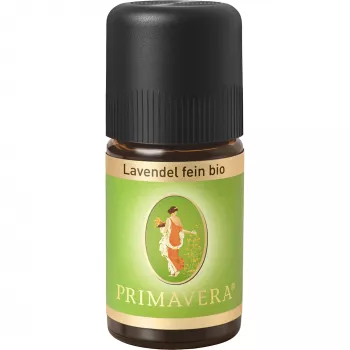 PRIMAVERA Organic Lavender Fine Essential Oil Fragrance Blend 5 ml