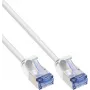 InLine® Slim U/FTP Cat.6A patch kabel, PiMf, bílý, 2 m