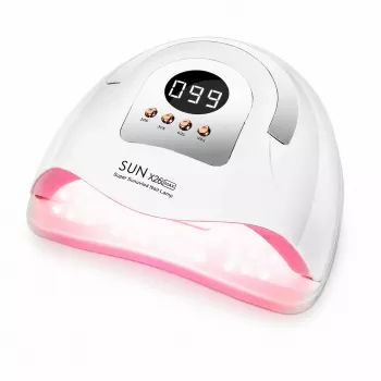 EXTRALINK Stay Beauty X26 UV LED lampa na nehty - 168W dvouvlnná UV LED lampa na gelové nehty