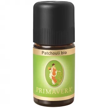 PRIMAVERA Organic Patchouli Essential Oil 5 ml - 100% Pure & Natural, Steam Distilled, Earthy Aroma