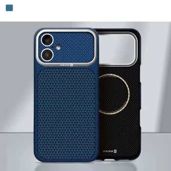 Evelatus Apple iPhone 17 Carbon Premium Edition MagSafe Case Midnight Blue