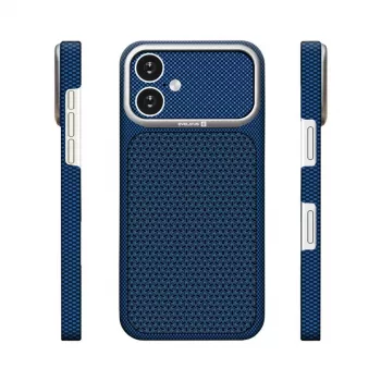 Evelatus Apple iPhone 17 Carbon Premium Edition MagSafe Case Midnight Blue