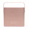 Kosmetický kufr Rio CSBL-EU/1,1 Large Lush Box – hliníkový beauty box s výklopnými přihrádkami a uzamykatelnými zámky, černý