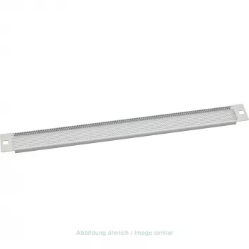 Triton RAC-ZP-X41-A1 19 inch 1U Perforated Blanking Panel, Grey RAL 7035