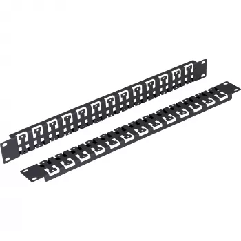 TRITON RAB-VP-X59-A1 19 inch 1U Cable Management Panel, Black
