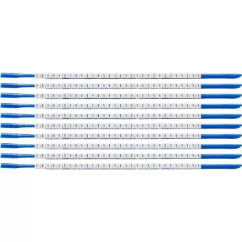 Kabelový značkovač Brady SCN-07-1 klipová objímka, označení 1, bílý, pro průměr kabelu 1,9-2,4 mm, 300 ks