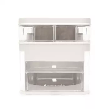 Kosmetická krabička Rio CSSM-EU/1,2 Beauty Box s výklopnými přihrádkami a zámkem na klíč