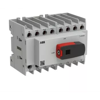 ABB OT63G1-8BS63 8pólový odpojovač 63 A 1000 V AC/DC rám G1 s přímou rukojetí