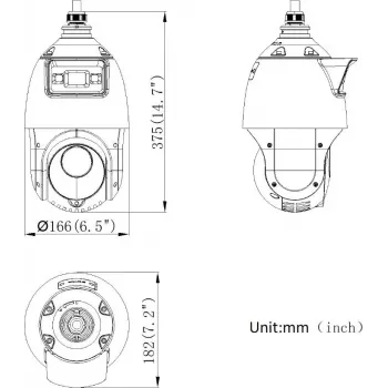 Hikvision DS-2SE4C425MWG-E/14(F0) 4 MP 25x síťová PTZ kamera s AcuSense