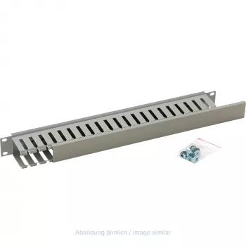 Triton RAC-VP-X02-A1 19 inch 1U Single-Sided Plastic Cable Duct, Grey
