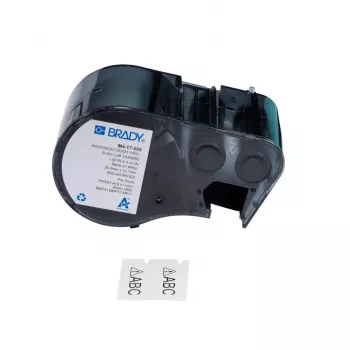 BRADY M4-17-595 PermaSleeve smršťovací návlek na značení kabelů, šířka 38,1 mm, 10-4 AWG, černá na bílé, role 2,44 m