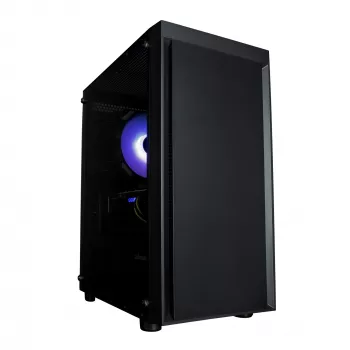 Zalman T3 PLUS mATX Mini-Tower PC skříň, černá, akrylové okno, 2 ventilátory