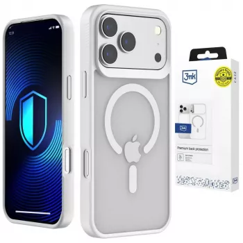 3MK Smoke MagCase pro Apple iPhone 17 Pro - bílé