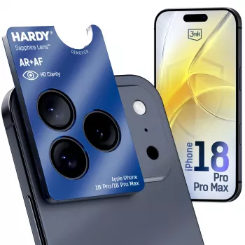 3MK PROTECTION Apple iPhone 18 Pro / 18 Pro Max - 3mk Hardy safírová čočka