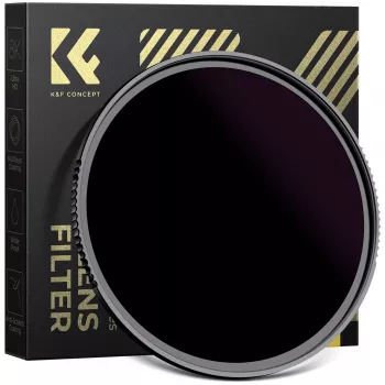 KF Concept ND100000 solární filtr 62mm, 16.6 EV, OD 5.0, AGC optické sklo, nanovrstva, hliníkový rám