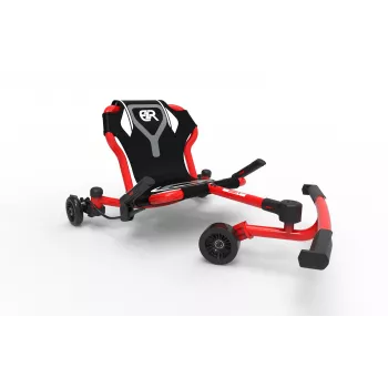 Driftovací gokart na pohon nohou EzyRoller Drifter X pro děti od 4-12+, červený