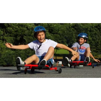 EzyRoller Drifter X driftové gokart s pohonem nohou, 4-12 let, růžové