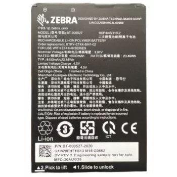 Zebra baterie do tabletu - PowerPrecision+ - lithium-iontová