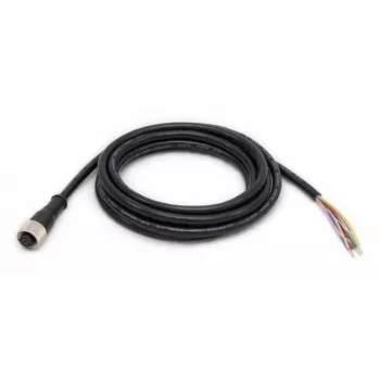 CABLE POWER 5M 12 PIN M12 TO FLYING LEADS STANDARD FLEX