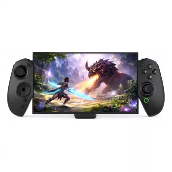 Deltaco GAM-196 drátový USB-C gamepad pro Nintendo Switch 2, černý