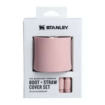 Návlek na láhev a nástavec na brčko STANLEY The Quencher 1,18 l světle růžový