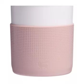 Návlek na láhev a nástavec na brčko STANLEY The Quencher 1,18 l světle růžový