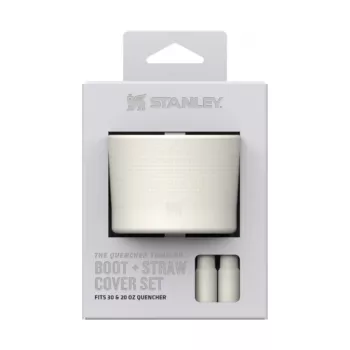 STANLEY sada 2 ochranných pouzder a krytek na brčko pro termohrnek 0,89L/0,59L The Quencher Boot + Straw Topper v krémové