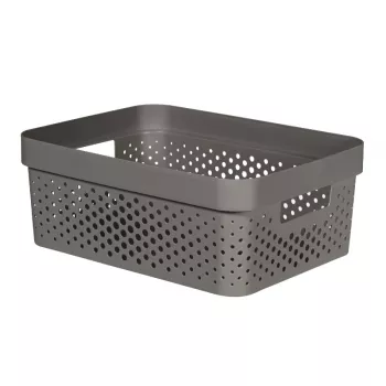 Box CURVER Infinity Recycled 11 l 36x27x14 cm tmavě šedý