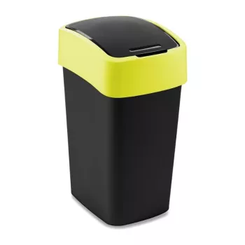 CURVER Flip Bin 25L odpadkový koš černo-žlutý