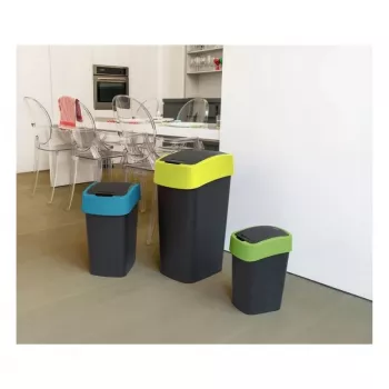 CURVER Flip Bin 25L odpadkový koš černo-žlutý