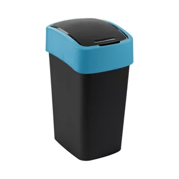 CURVER Flip Bin 25L odpadkový koš černo-modrý