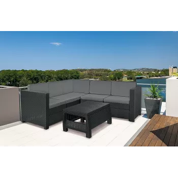 Zahradní nábytek KETER Provence se stolem šedý