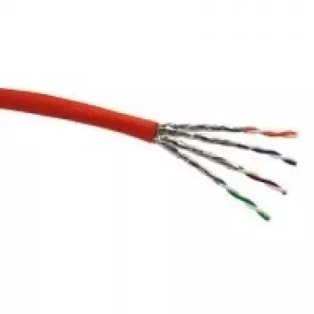 Schwaiger Cat.7 S/FTP instalační kabel 25 m, oranžový (NWKU7025051)
