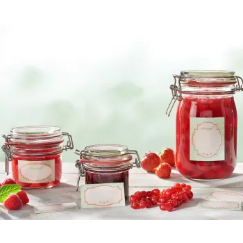 Sada samolepek na dekoraci sklenic LEIFHEIT, pastelová