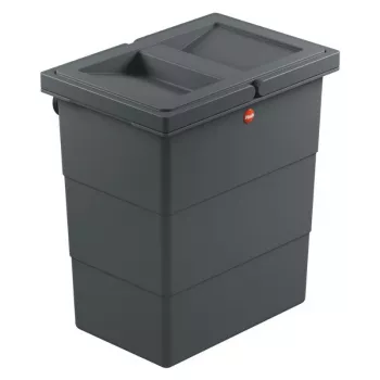 HAILO FlexBox S nástěnný odpadkový koš 7L tmavě šedý