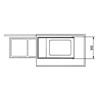 Vestavný odpadkový systém HAILO Multi-Box Duo L, 2x14 l, bílý