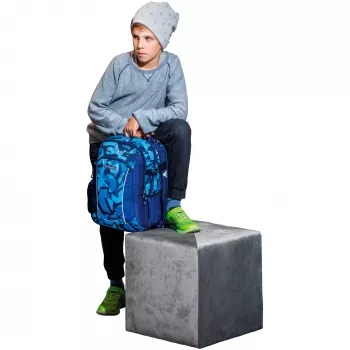 Školní batoh Herlitz Ultimate 24 l 50043057, Camo Blue