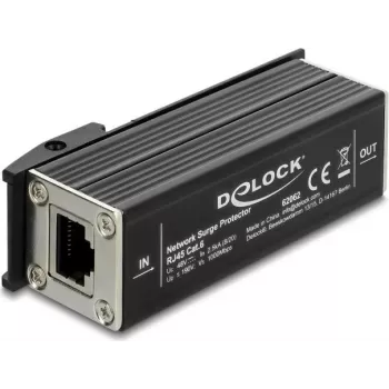Delock přepěťová ochrana sítě RJ45 na DIN lištu