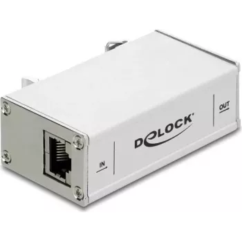 Delock přepěťová ochrana sítě RJ45 10G na DIN lištu