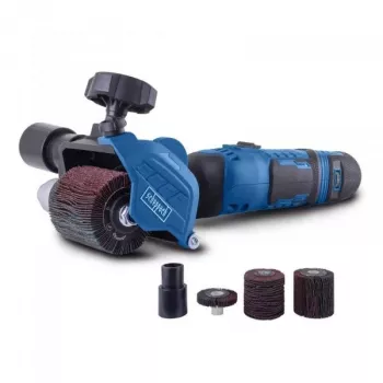 Satinovací a kartáčovací bruska na dřevo a kov MRS500, 500 W, 700-3000 ot./min, 120 mm Scheppach