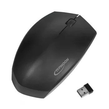 TYPHOON TI021 dvourežimová bezdrátová optická myš, Bluetooth 4.2 & 2.4 GHz, černá
