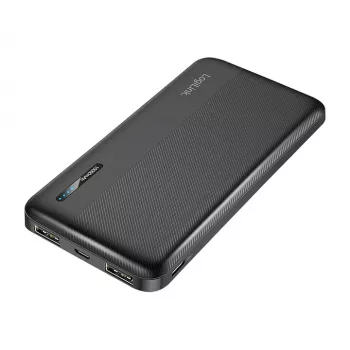 LogiLink PA0338RF 10000 mAh powerbanka s USB-C PD a Quick Charge 3.0, černá