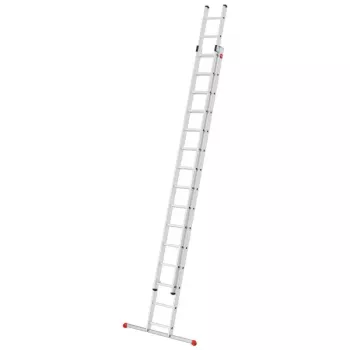 Kombinovaný žebřík HAILO S80 ProfiStep duo, hliník, 2x15 příček, max. zatížení 150 kg