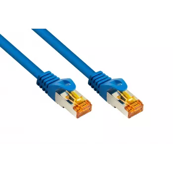 KABELMEISTER Cat.7 S/FTP patch kabel, RJ45, TPE plášť, bez halogenů, modrý, 5m